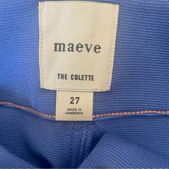 Anthropologie Maeve Colette Knit Full-Length Wide-Leg Pants 27 - Picture 8 of 11